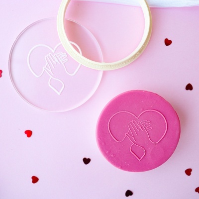 Carimbo e Cortador - Mãos