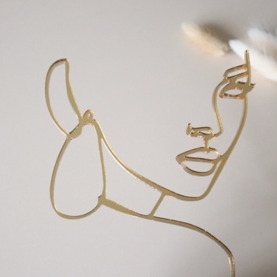 Topo Frontal em Acrílico Silhueta