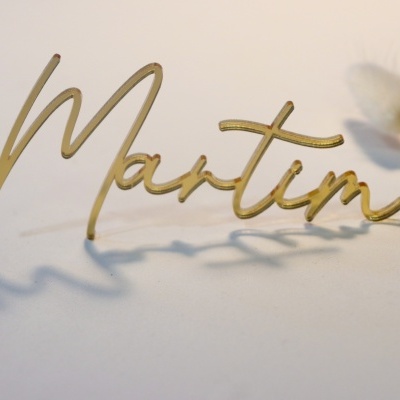 Topo Frontal em Acrílico