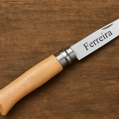 Navalha Opinel Nº8 - Nome