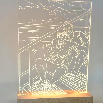 Luminária Led em Acrílico - Personalizada