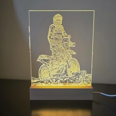 Luminária Led em Acrílico - Personalizada