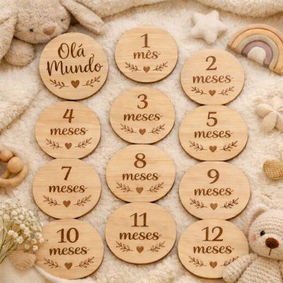Set Milestones - Placas de Nascimento