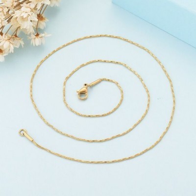 Fio de aço inoxidável cor ouro