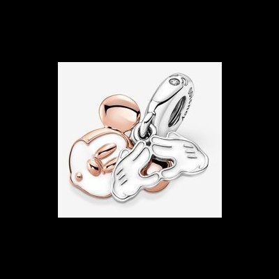 Conta pingente de prata 925 (Mickey - Be yourself)