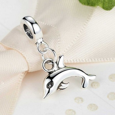 Conta pingente compatível com pandora (Golfinho)