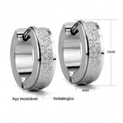 Brincos / argolas de aço inoxidável