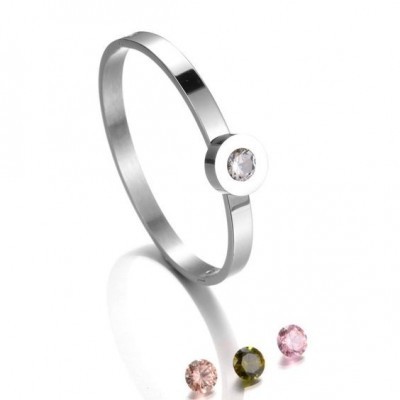 Pulseira de aço inoxidável compatível com BVLGARIA