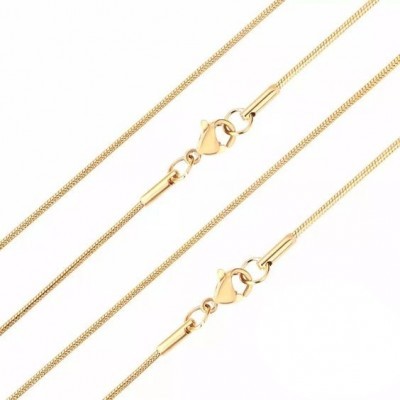 Fio de aço inoxidável cor ouro - modelo 4