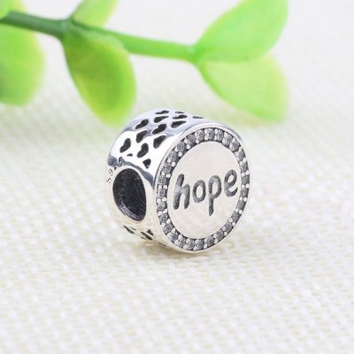 Conta de prata 925 (hope - esperança)