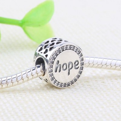 Conta de prata 925 (hope - esperança)