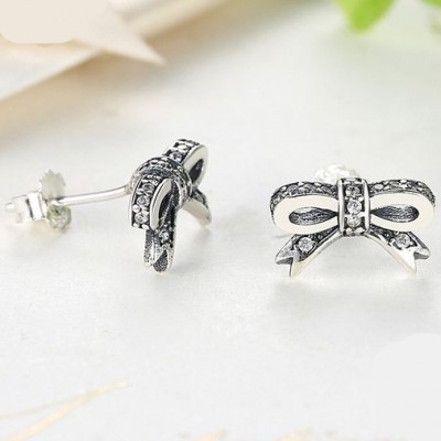 Brincos de prata 925 (laços)