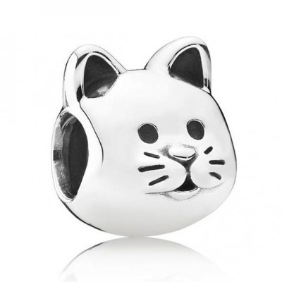 Conta de prata 925 compatível com pandora (gato)