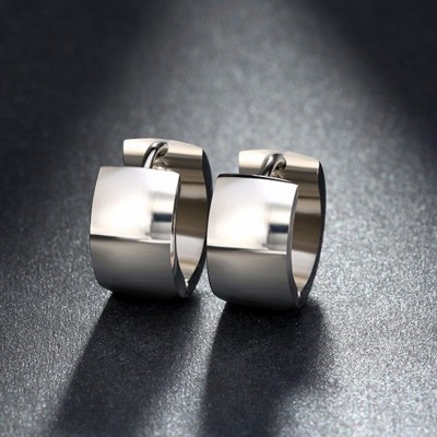 Brincos de aço inoxidável