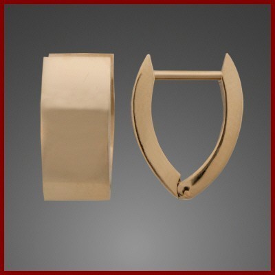 Brincos de aço inoxidável banhado a ouro amarelo