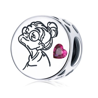 Conta de prata 925 (I love you grandma)