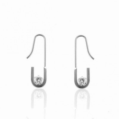 Brincos pendentes de aço inoxidável