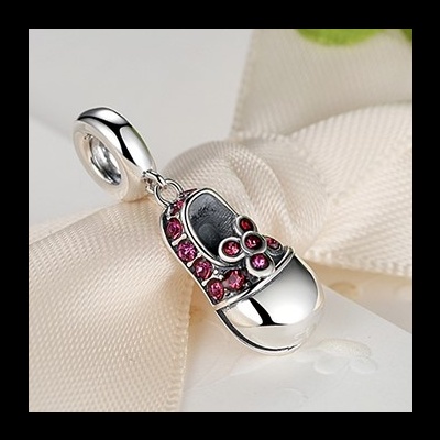 Conta pingente de prata 925 (sapatinho)