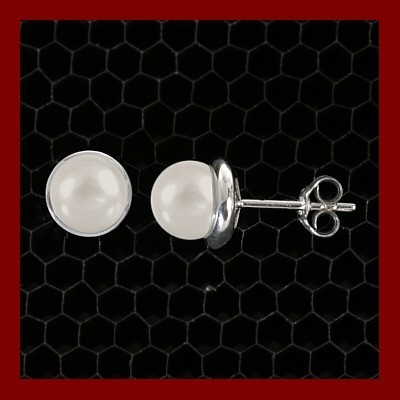 Brincos prata 925 com pérolas