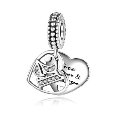 Conta pingente de prata 925 (16 e 21 anos)