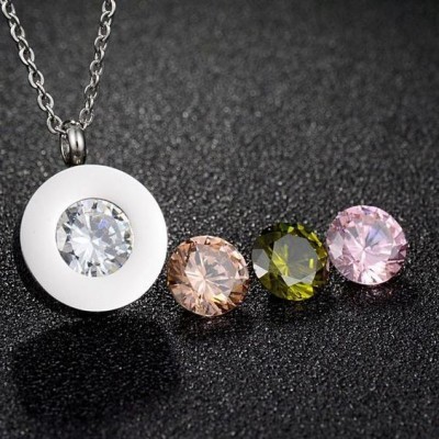 Pendente / pingente de aço inoxidável compatível com BVLGARI