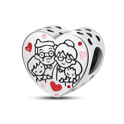 Conta de prata 925 (Happy grandparents Day)