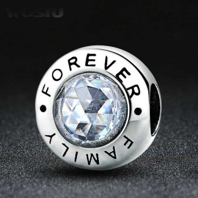 Conta de prata 925 (Family forever)