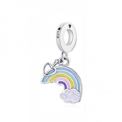 Conta pingente de prata 925 (Vai ficar tudo bem)