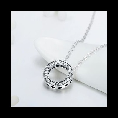 Pendente / Pingente de prata 925 com pedra Zircônia cúbica (fantastic life)