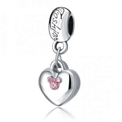 Conta pingente de prata 925 compatível com pandora (Minnie)