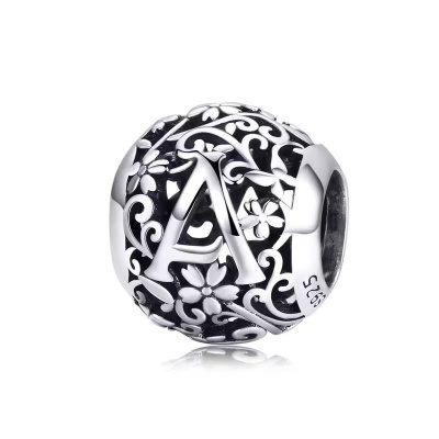 Conta de prata 925 (letra A)