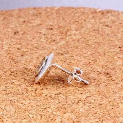 Brincos de prata 925 com pedras zircónia cúbica