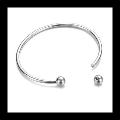 Pulseira de aço inoxidável para contas