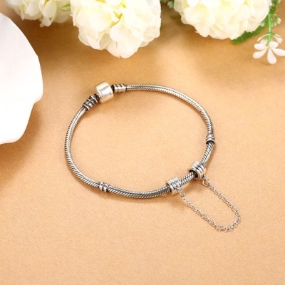 Corrente de segurança de prata 925