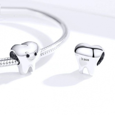 Conta de prata 925 (dente)