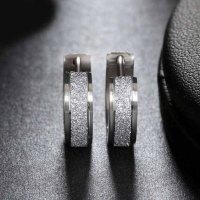 Brincos / argolas de aço inoxidável