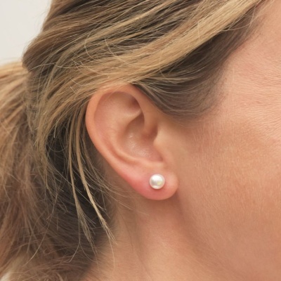 Brincos de prata 925 com pérola