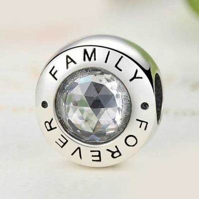 Conta de prata 925 (Family forever)