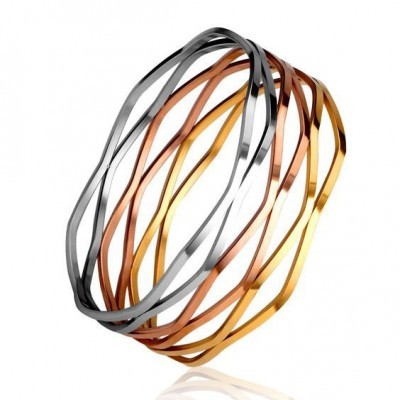 Pulseira de aço inoxidável 3 cores