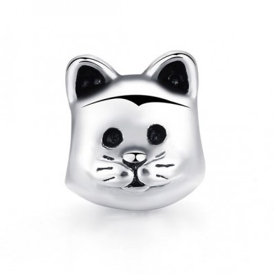 Conta de prata 925 (gato)