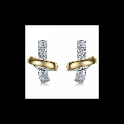 Brincos cor prata e ouro