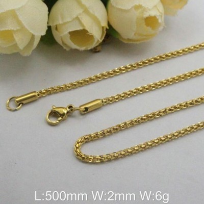 Fio de aço inoxidável cor ouro