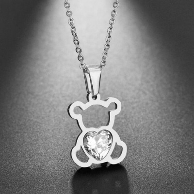 Fio com pingente / pendente (urso)