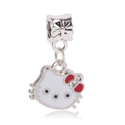 Conta pingente compatível com pandora (Hello Kitty)