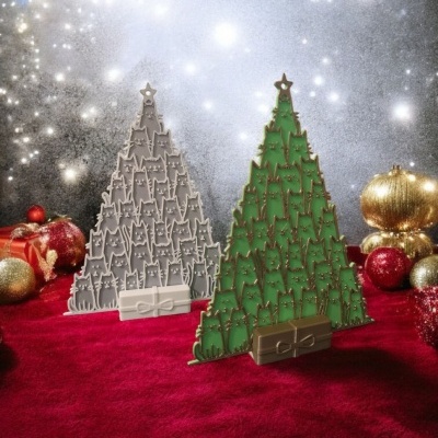 Arvore de Natal Gatos