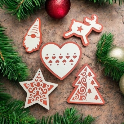 Conjunto Enfeites de Natal