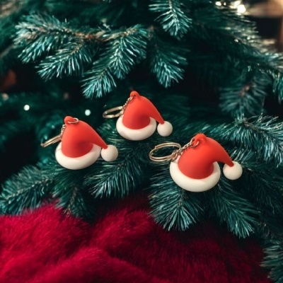 Porta Chaves Gorro Pai Natal