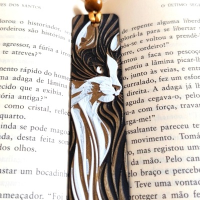Marcador de Livros Gato