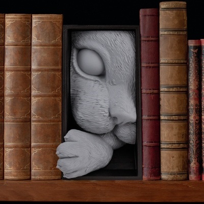 Suporte para Livros Gato Suporte para Livros Gato