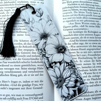 Marcador de Livros Flores